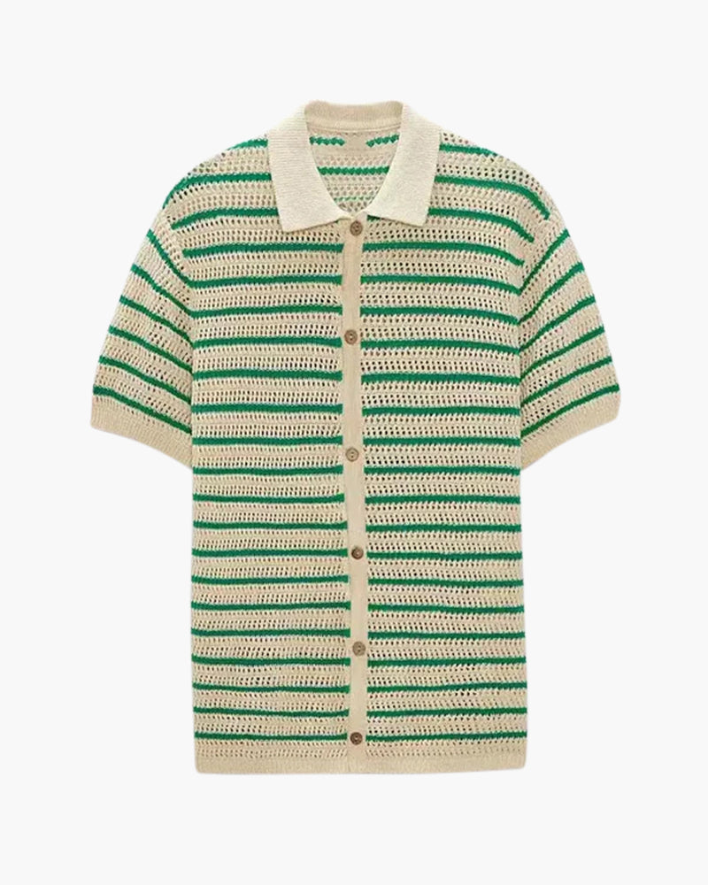 Marbella - Knitted Button Shirt