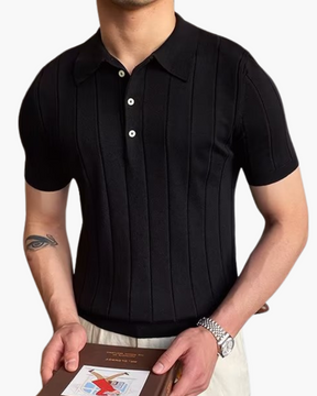 Cannes Ribbed Cotton Polo