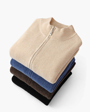 Suéter Estilo Texturizado Colete 100% Cashmere